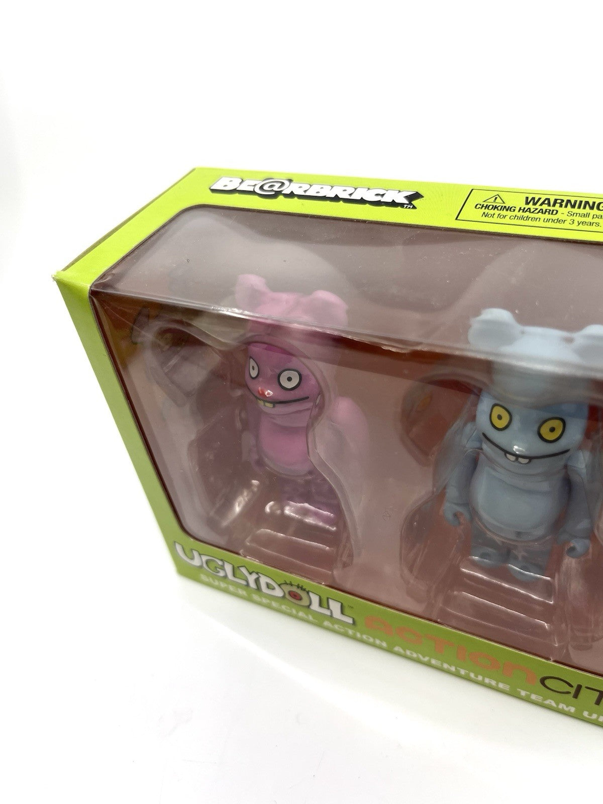 Uglydoll Action City Adventure Set Trunko & Babo Be@rbrick – Mint Boxed