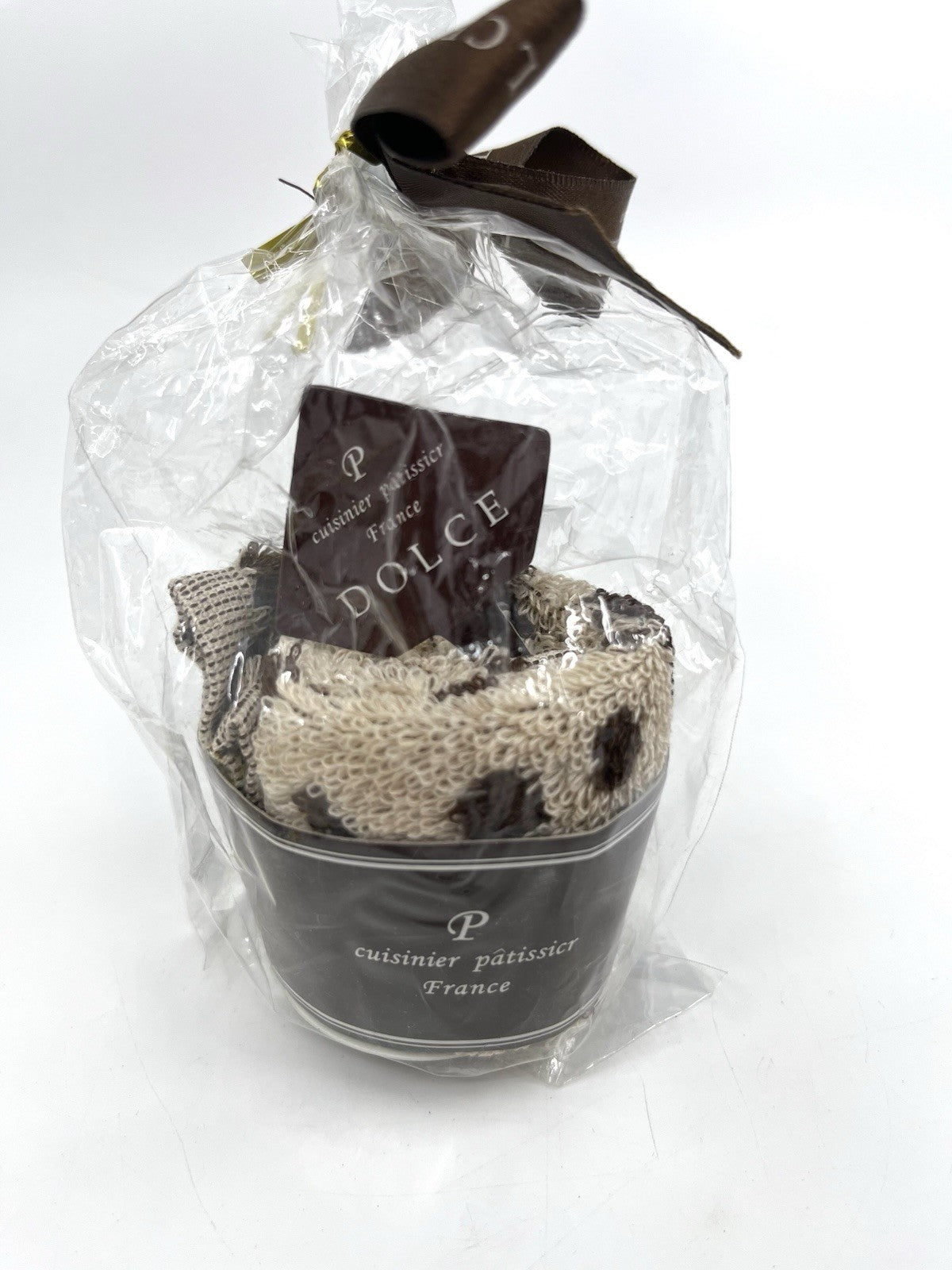 Mini Towel Cake Gift Set – Rolled Dessert Style in Cup, Cute Novelty Japan New