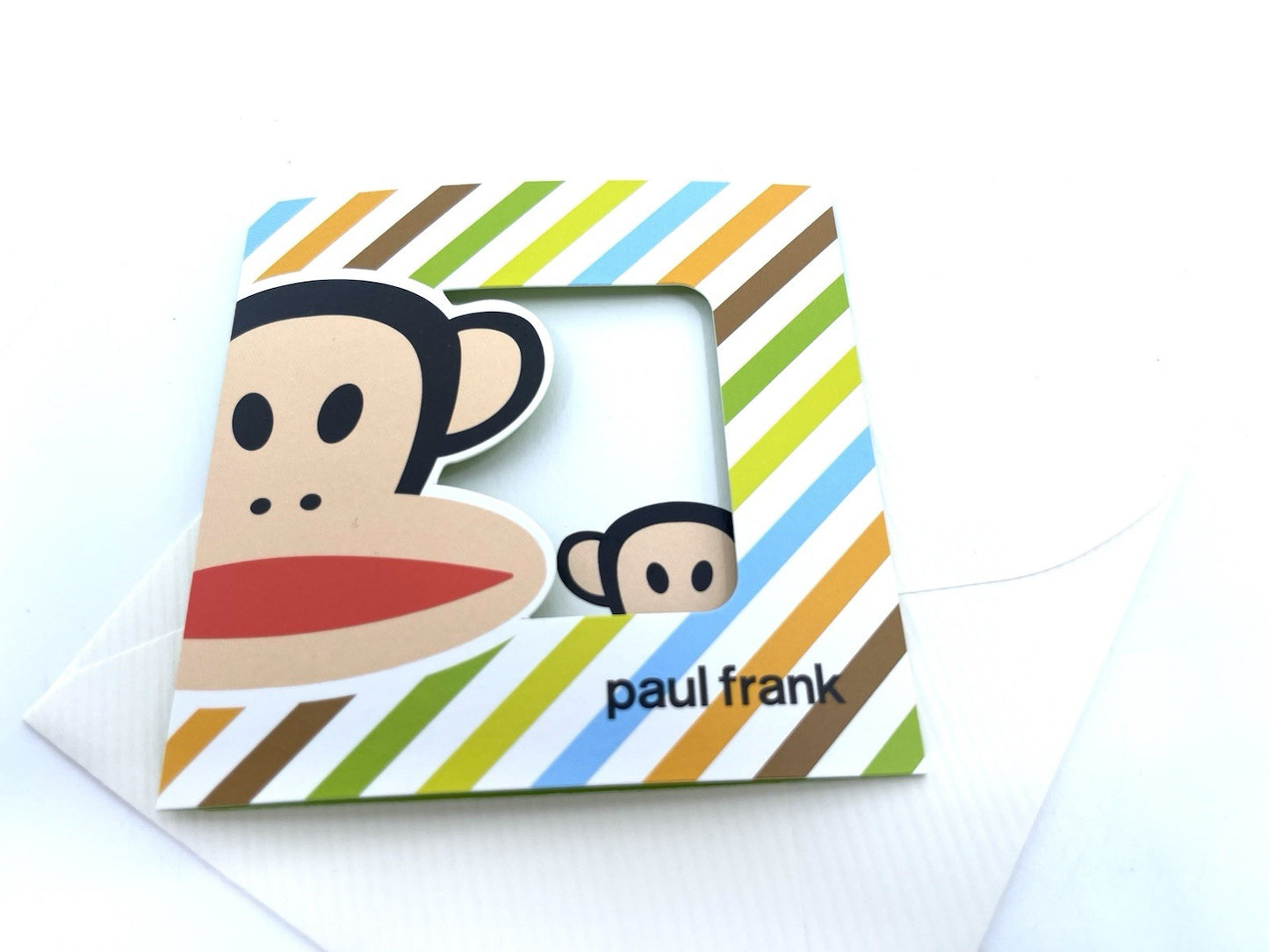 Paul Frank Trifold Greeting card 4” X 4”