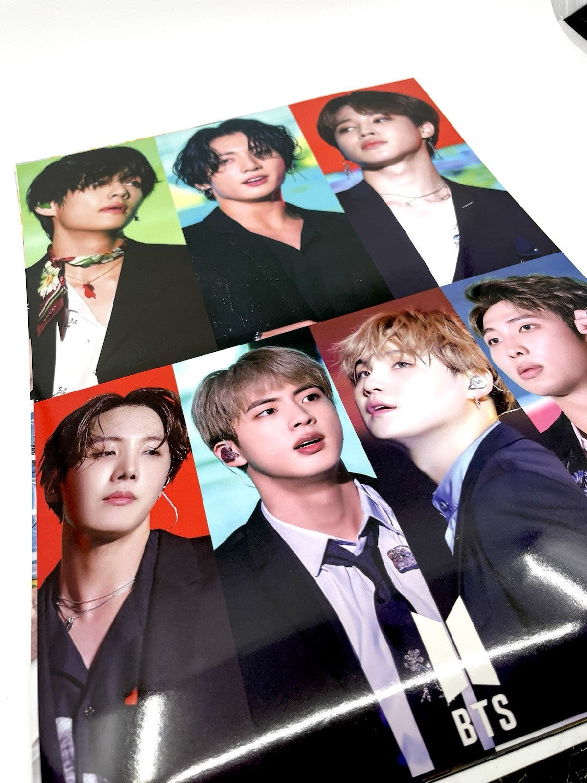 BTS Poster Set 12 Poster And One Sticker Sheet. 16.5in X 12in K-pop Color Poster