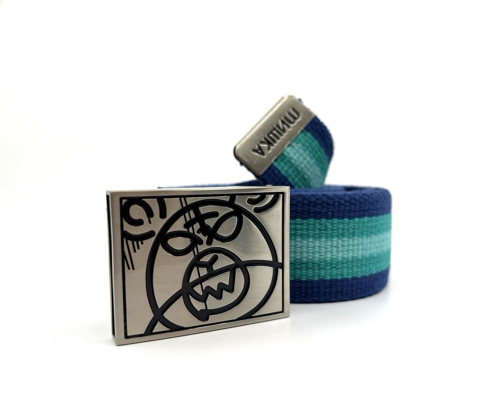 MISHKA MNWKA HEATSEEKER CANVAS BELT 44" GRAY "NWT"