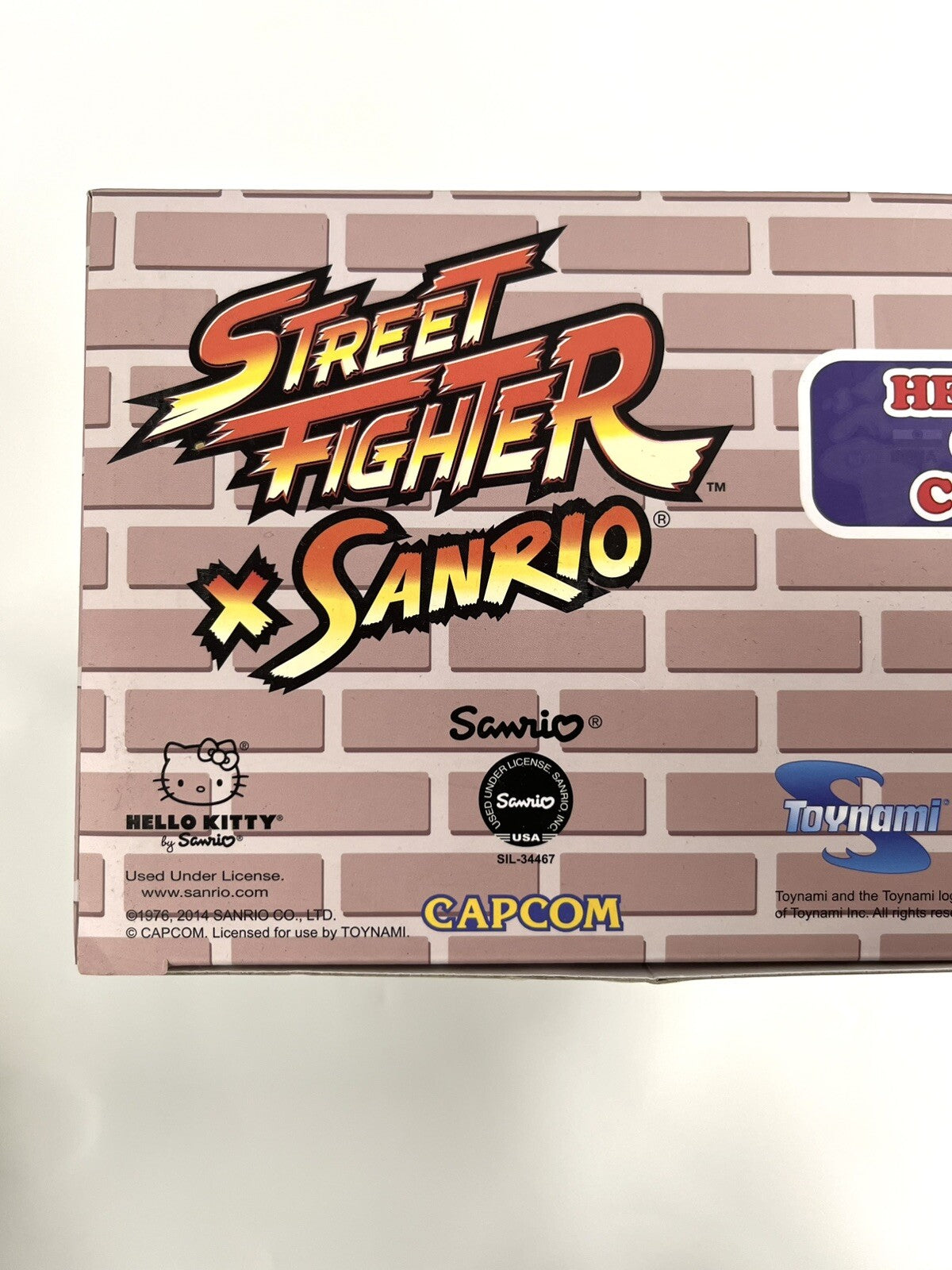 Street Fighter xHello Kitty 40th B 10" Coin Bank Capcom Toynami 2014, New