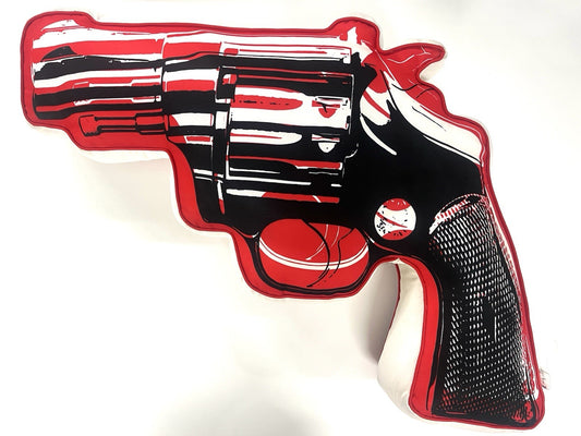 Andy Warhol x Kidrobot Jumbo Gun Cushion Pop Art Collab, Limited Ed