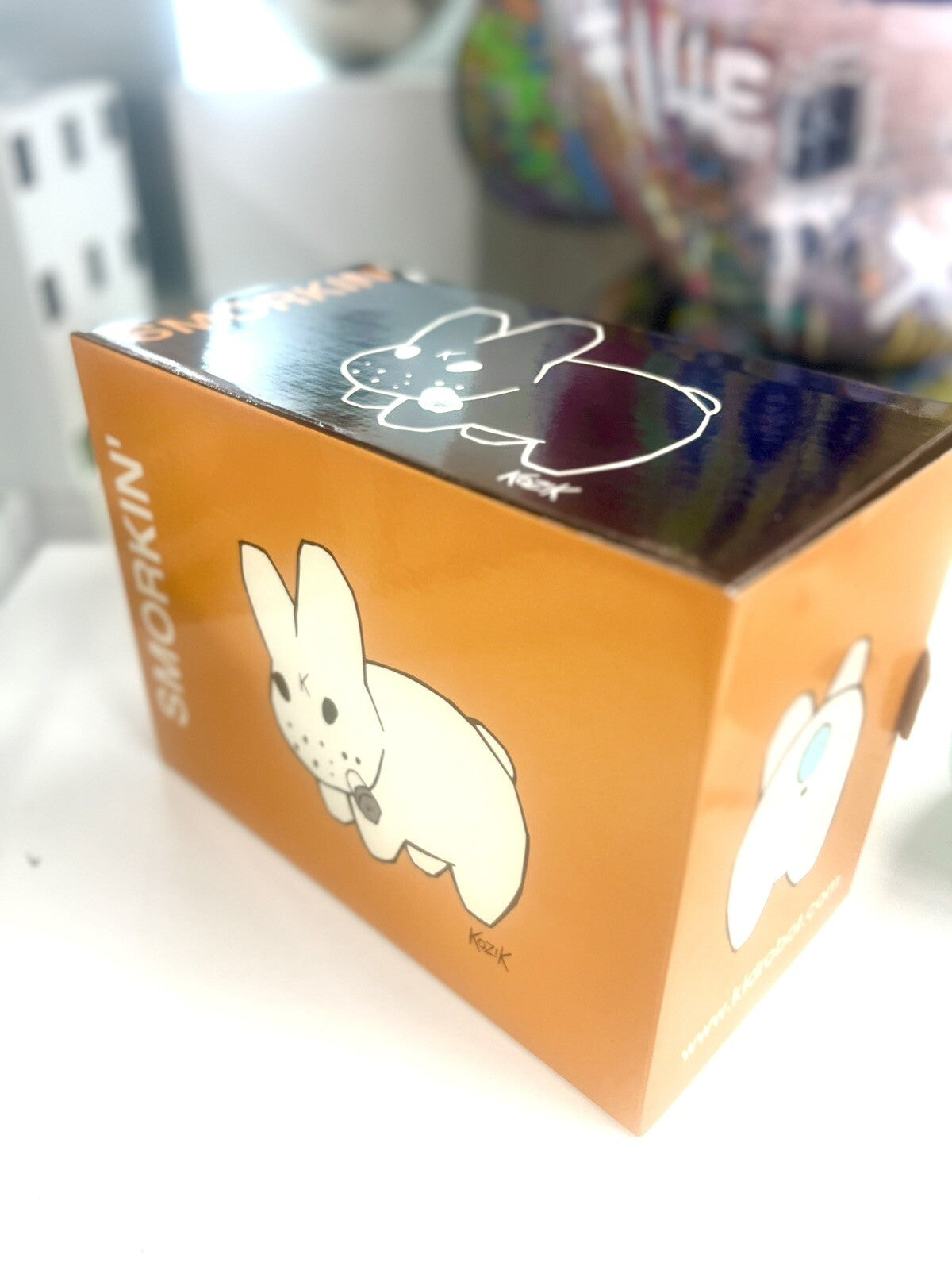 Frank Kozik SIGNED 2005 Kidrobot 10" Powder Blue Labbit LE500. AUTOGRAPHED NIB