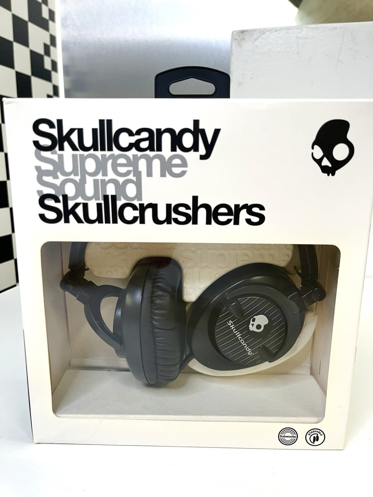 Skullcandy Skullcrushers Headphones Supreme Sound Subwoofer – New Sealed