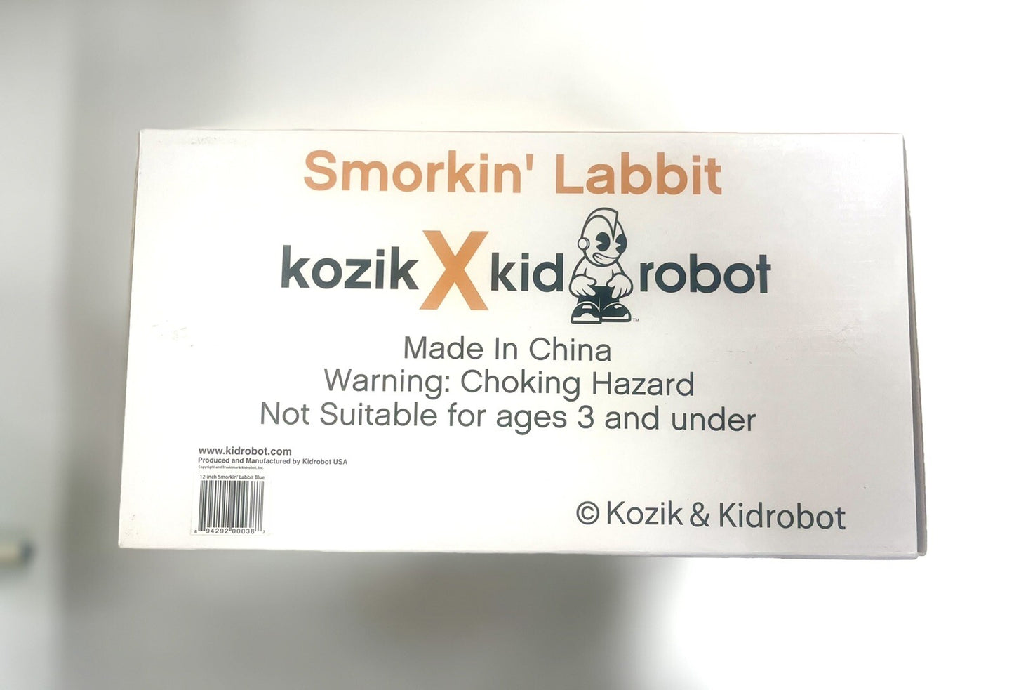 Frank Kozik SIGNED 2005 Kidrobot 10" Powder Blue Labbit LE500. AUTOGRAPHED NIB