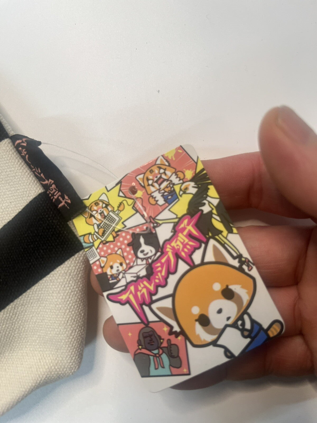 Aggretsuko Large Tote Bag/ 15” X 13”. Brand New W/ Tag