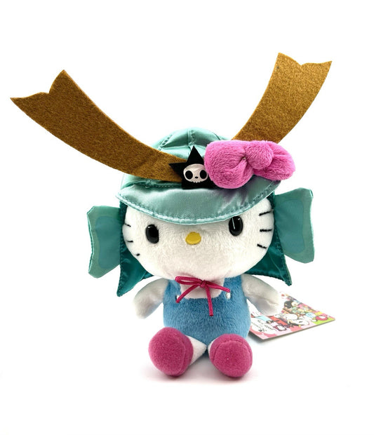 Tokidoki x Hello Kitty 6in Samurai Plush – Blue & Pink – Brand New w/ Tag
