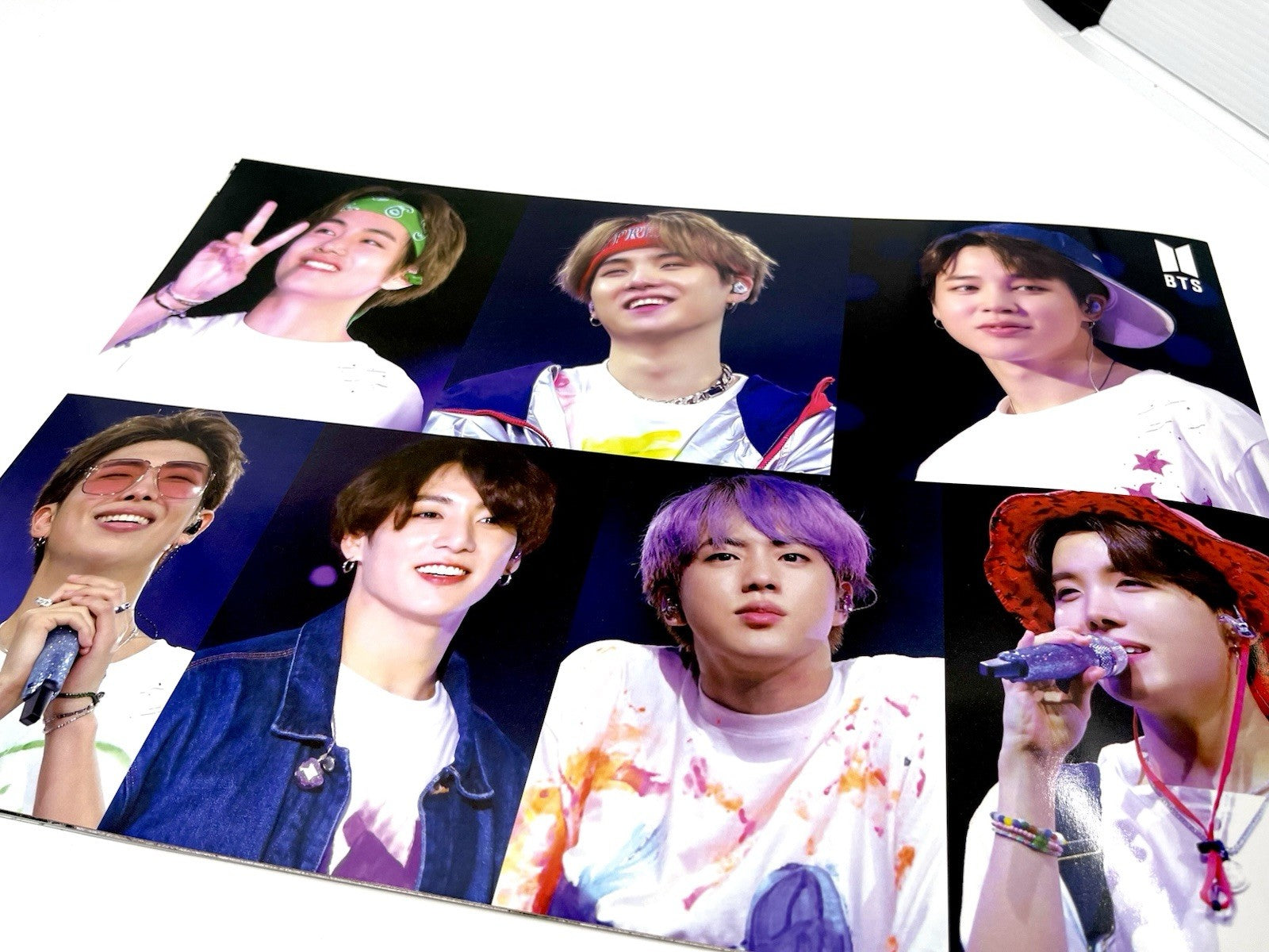 BTS Poster Set 12 Poster And One Sticker Sheet. 16.5in X 12in K-pop Color Poster