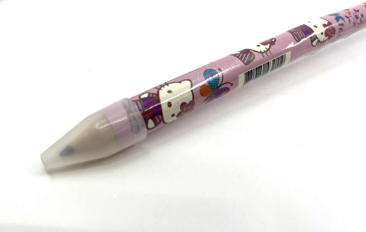 2005 Sanrio Hello Kitty Giant Pencil w/ Plush Top & Feathers – Rare Vintage