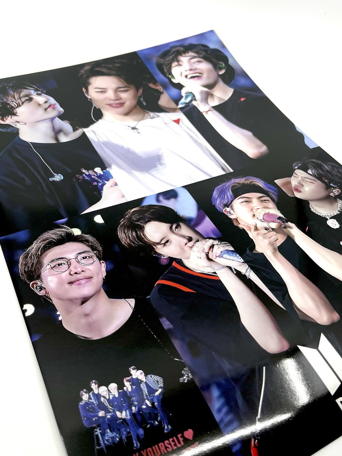 BTS Poster Set 12 Poster And One Sticker Sheet. 16.5in X 12in K-pop Color Poster