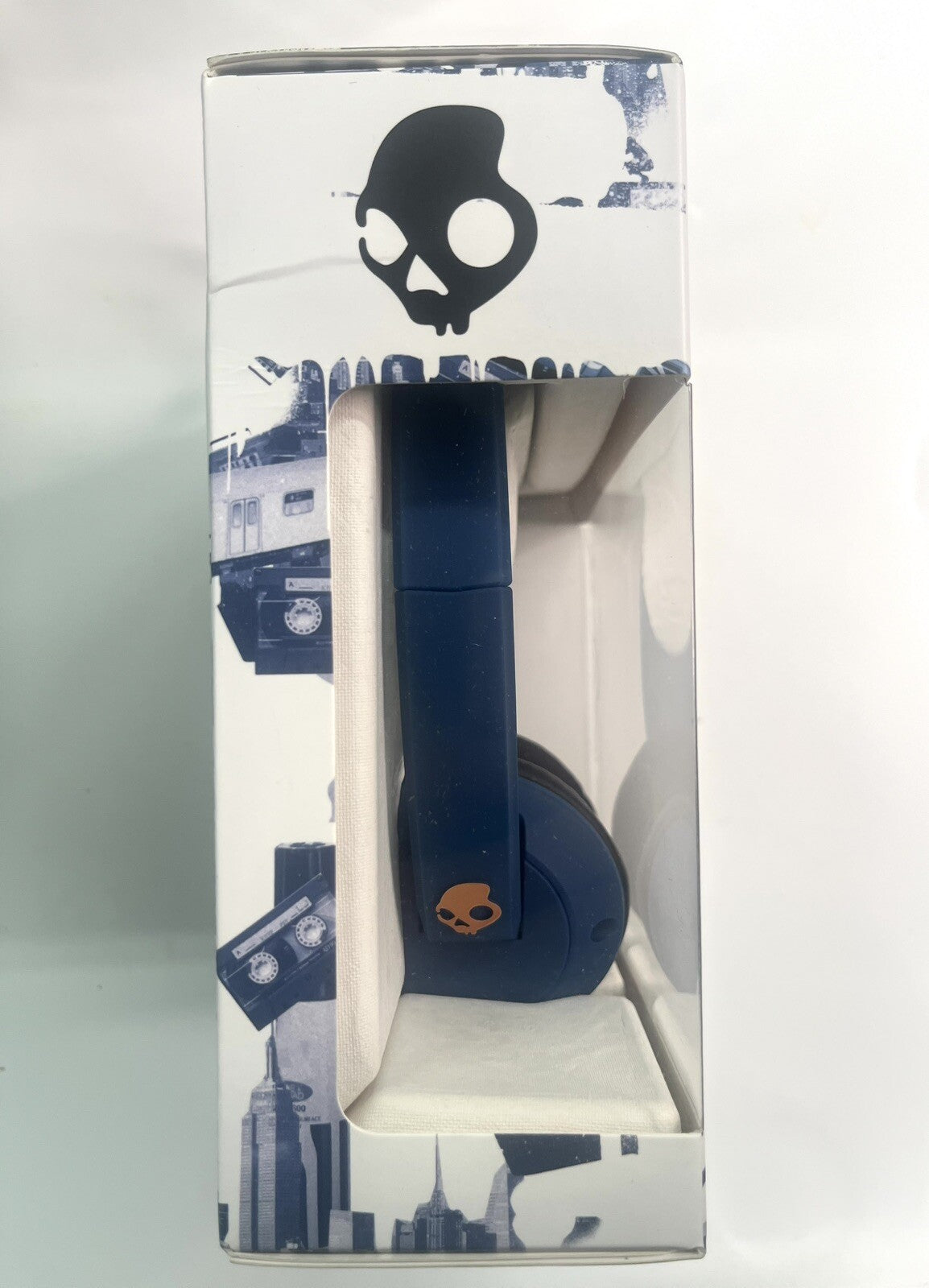 New Skullcandy Uprock On-Ear Headphones with Mic in Blue
