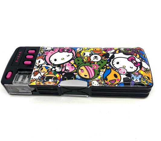 Tokidoki x Hello Kitty Pencil Case 2014 Sanrio Japan BNWT Pop-Up Deluxe RARE