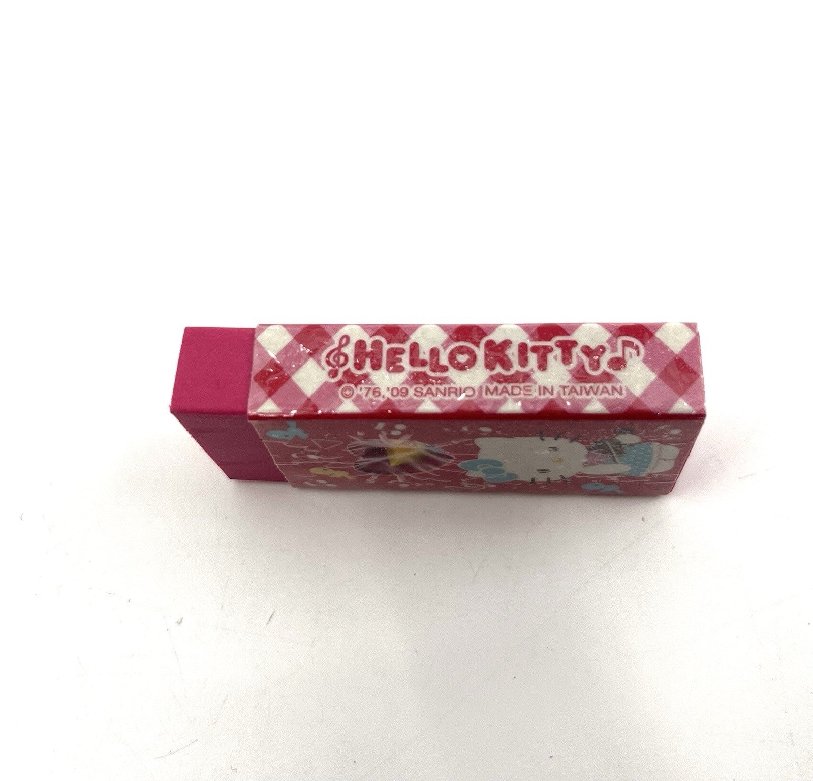 Vintage 2009 Sanrio Hello Kitty Eraser w/ Mini Shapes - HTF Made in Taiwan