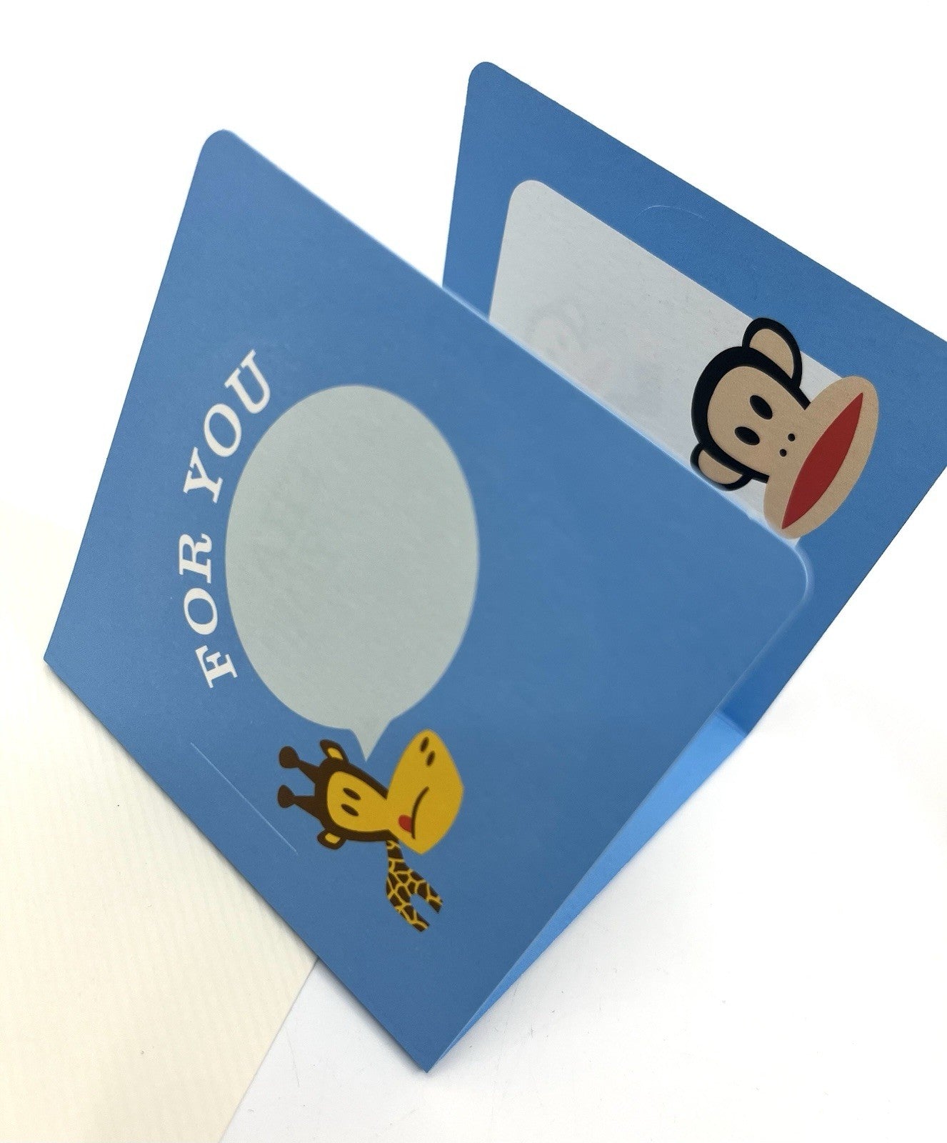 Paul Frank Trifold Greeting card 4” X 4”