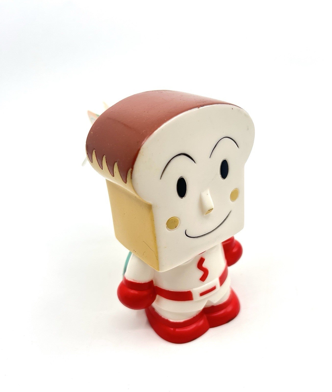 Bandai Anpanman Shokupanman Figure 2004 Mold w/ 2015 Tag Sofubi Japan