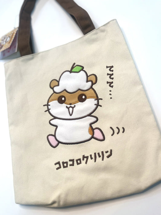 Sanrio CoroCoro Kuririn Tote Bag Original  Design H 10.63 inch