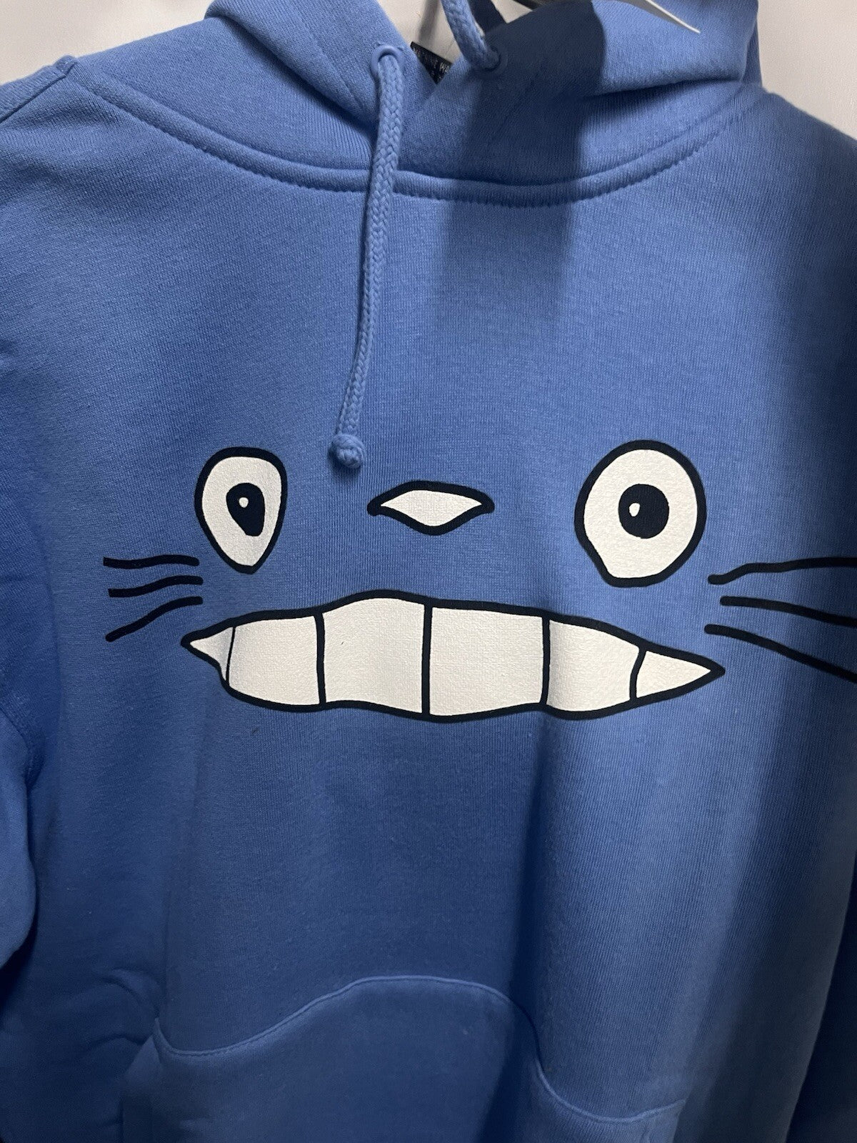 Totoro Face Cute Ghibli Anime Pullover Hoodie Sweater Custom Print My Neighbor