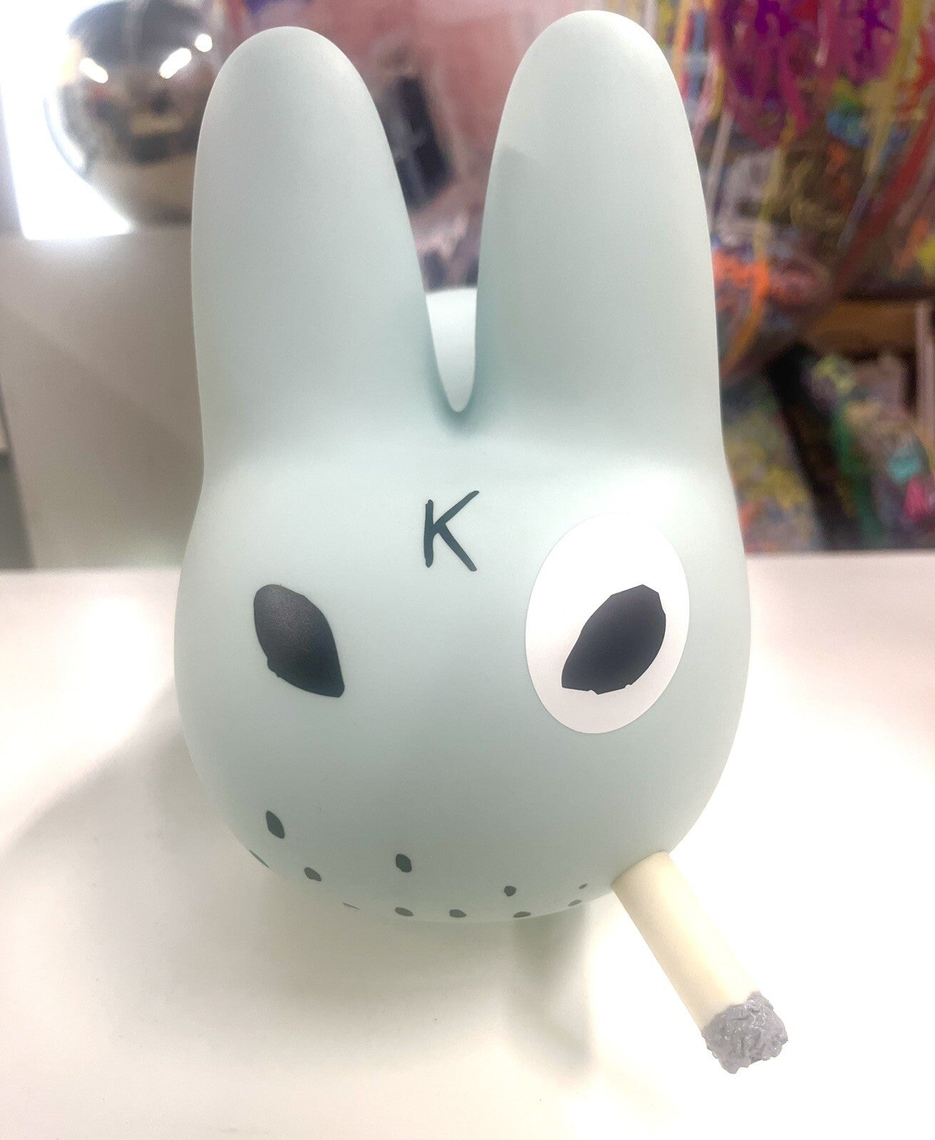 Frank Kozik SIGNED 2005 Kidrobot 10" Powder Blue Labbit LE500. AUTOGRAPHED NIB