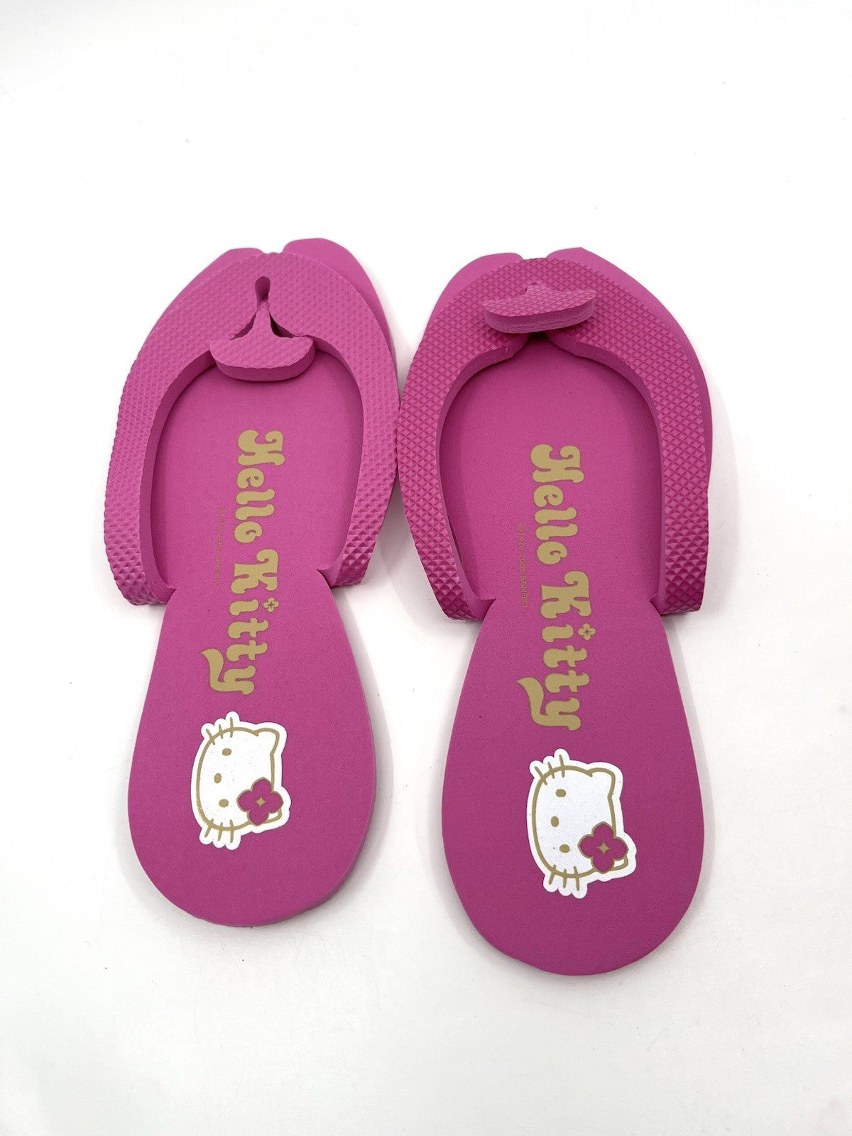 Vintage 2005 Hello Kitty Sanrio Gift Set Flip Flops Loofah Brush Lotion Display