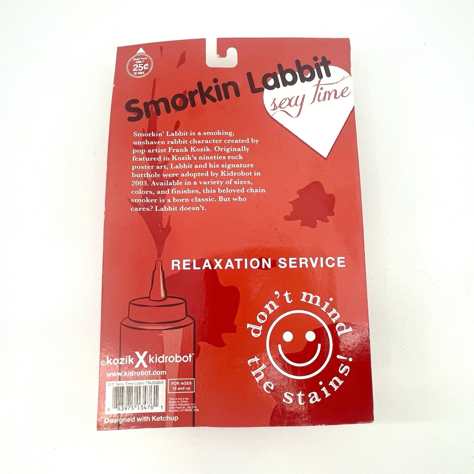 Kidrobot Frank Kozik Smorkin Labbit Sexy Time 2.5” Figure 2000s Sealed Rare