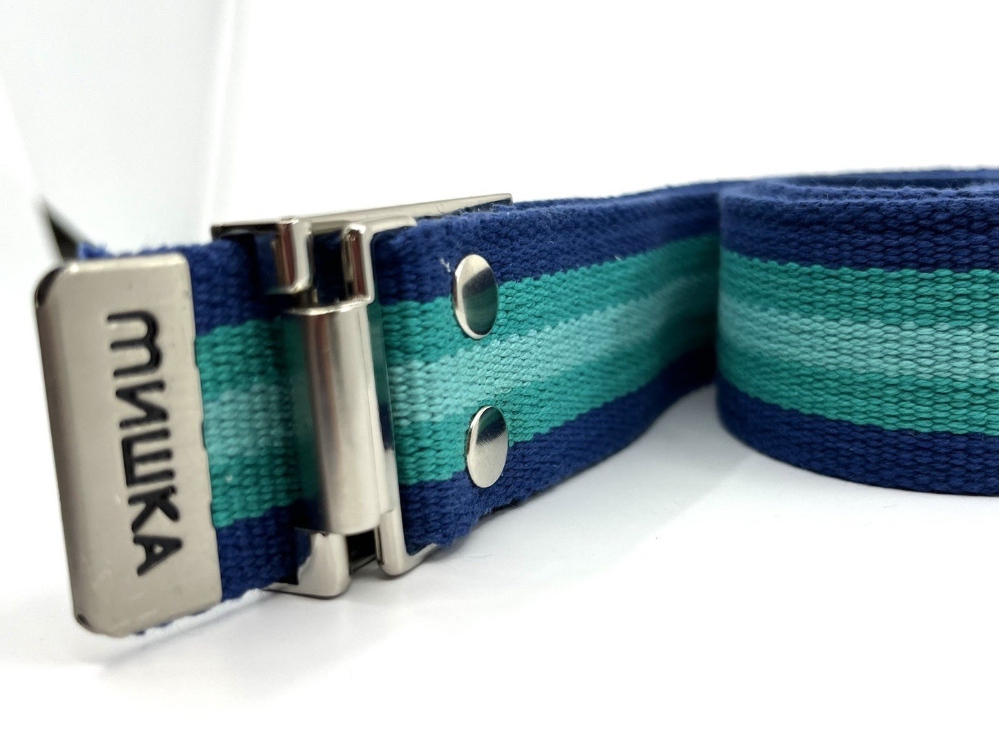 MISHKA MNWKA HEATSEEKER CANVAS BELT 44" GRAY "NWT"
