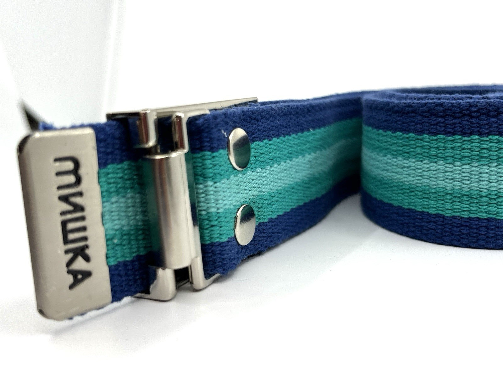MISHKA MNWKA HEATSEEKER CANVAS BELT 44" GRAY "NWT"