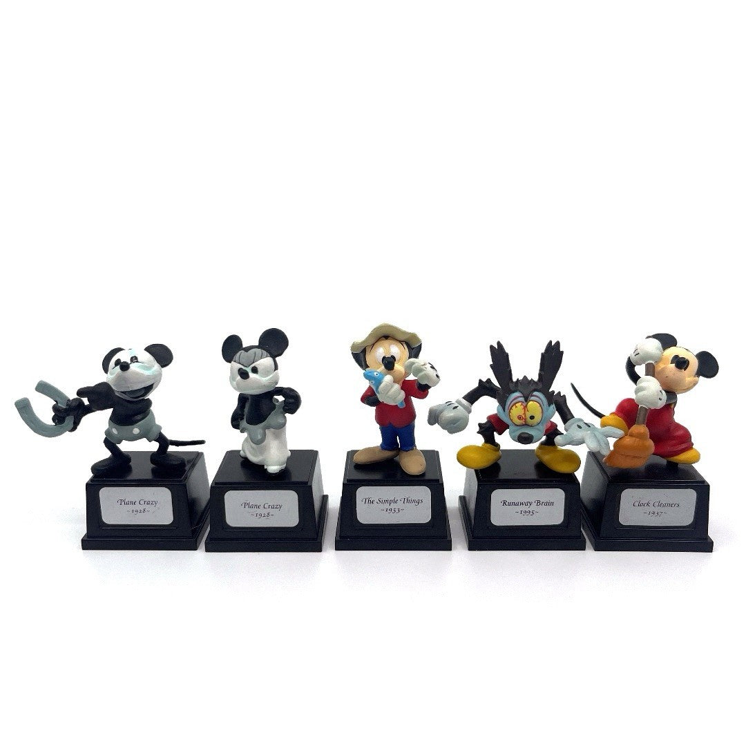 Yujin Mickey Mouse History Set x5 Disney Japan Gashapon Runaway Brain