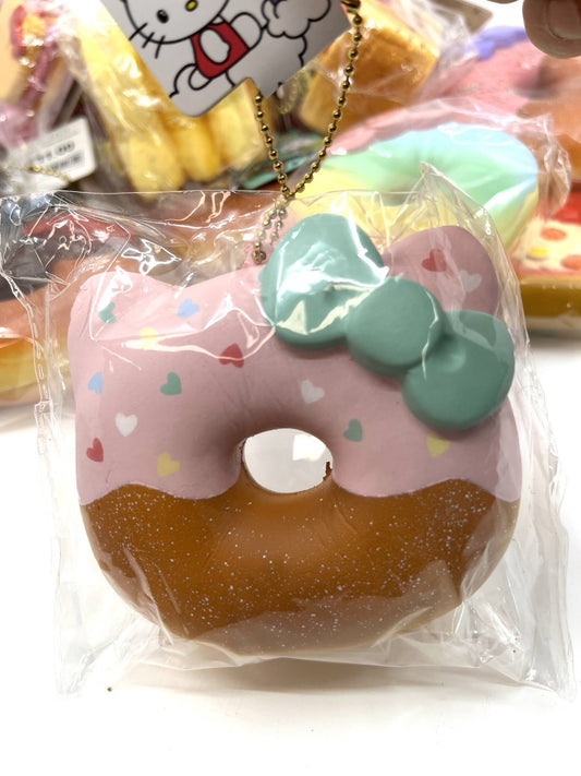 SANRIO HelloKitty Donut Squish Dangler  NEW 3in
