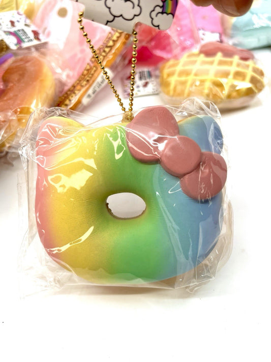 SANRIO HelloKitty Donut Squish Dangler  NEW 4in