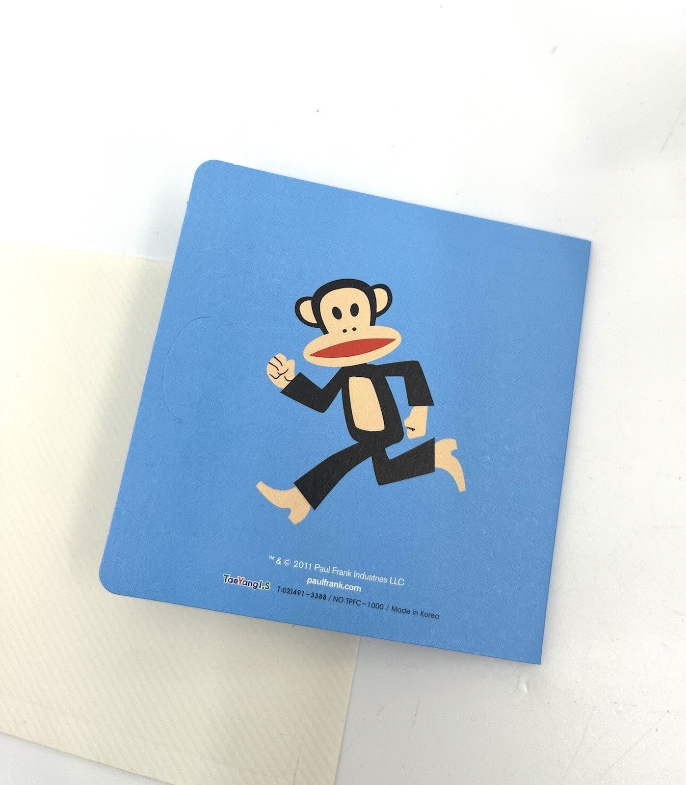 Paul Frank Trifold Greeting card 4” X 4”