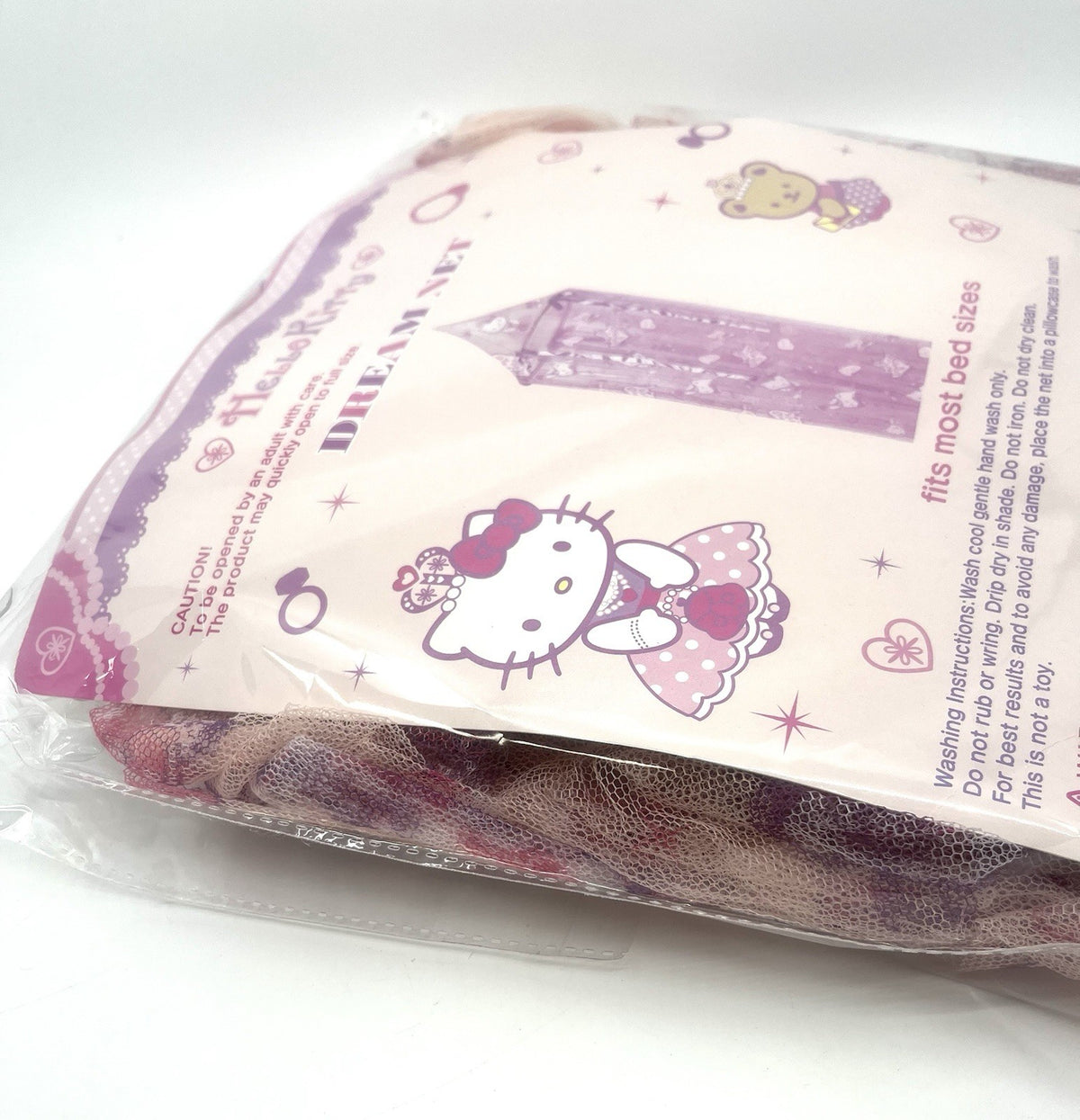 2005 Sanrio Hello Kitty Dream Net Bed Canopy NWT Pink Princess Room Decor Rare