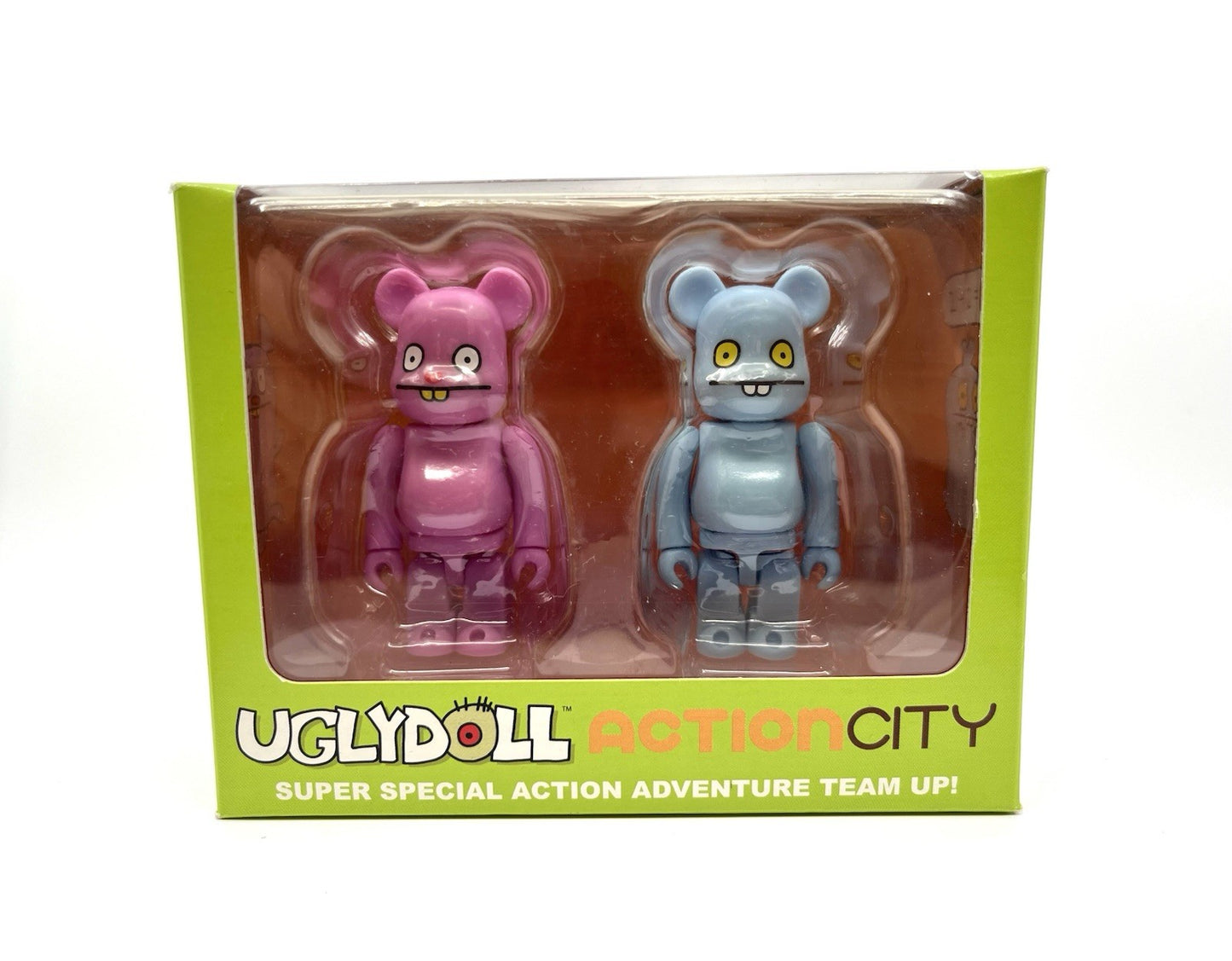 Uglydoll Action City Adventure Set Trunko & Babo Be@rbrick – Mint Boxed