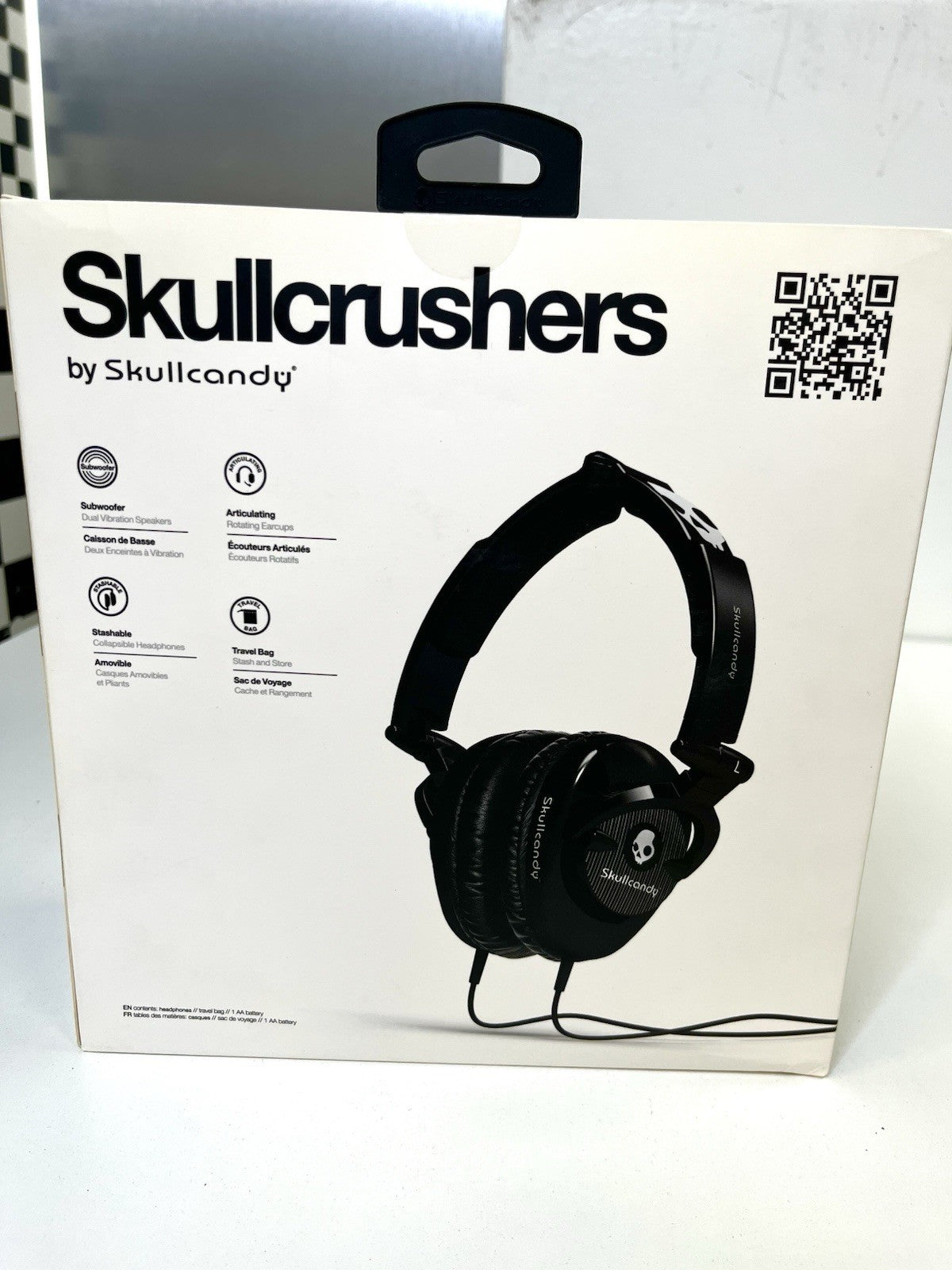 Skullcandy Skullcrushers Headphones Supreme Sound Subwoofer – New Sealed