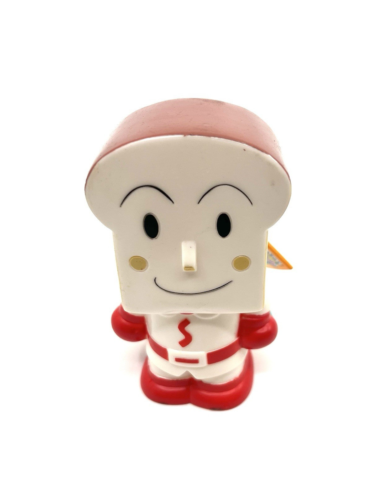 Bandai Anpanman Shokupanman Figure 2004 Mold w/ 2015 Tag Sofubi Japan
