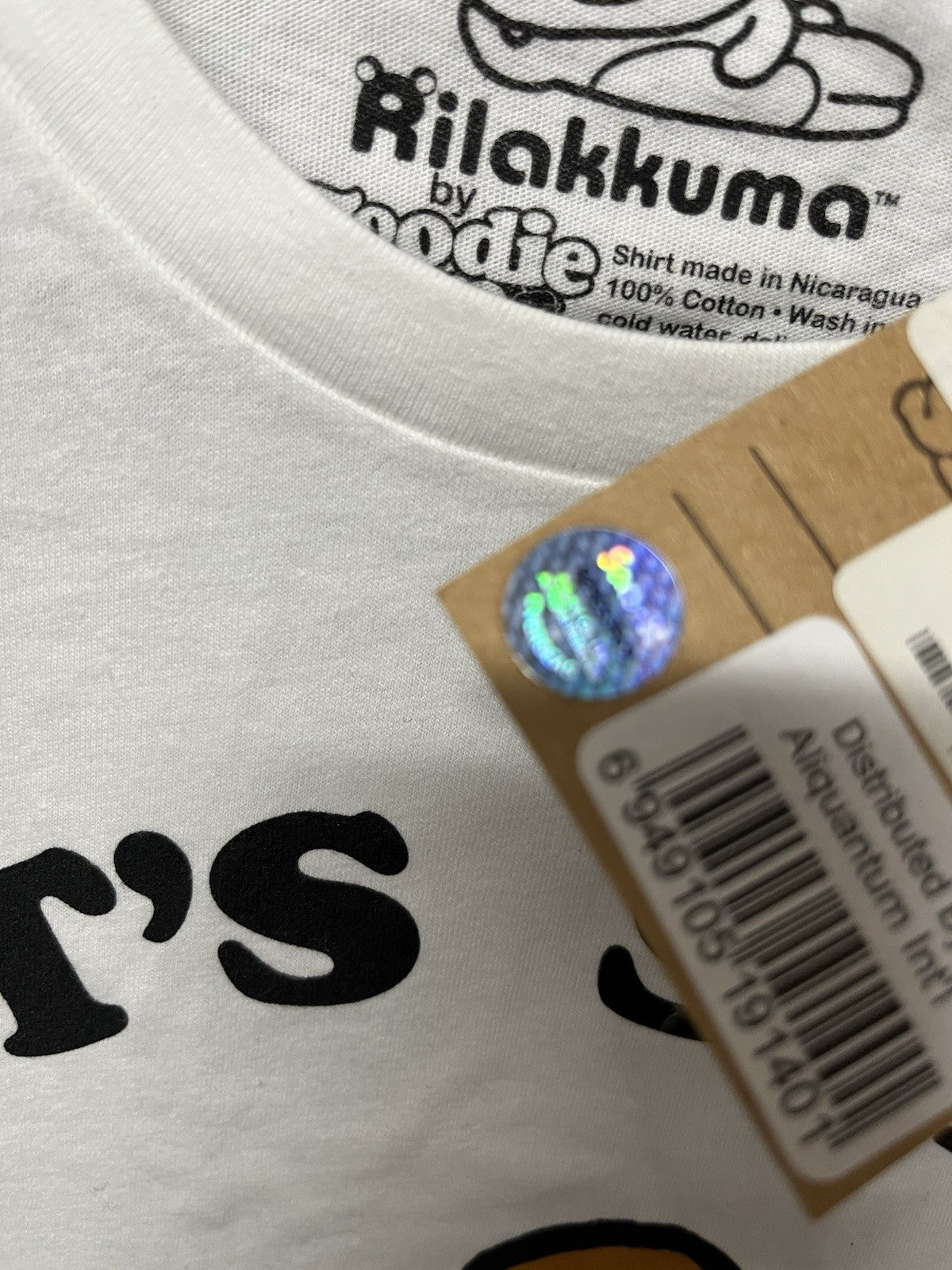 San-X Rilakkuma T Shirt White   Women Medium Authentic 2012
