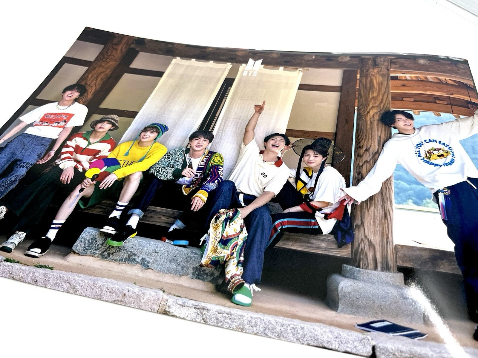 BTS Poster Set 12 Poster And One Sticker Sheet. 16.5in X 12in K-pop Color Poster