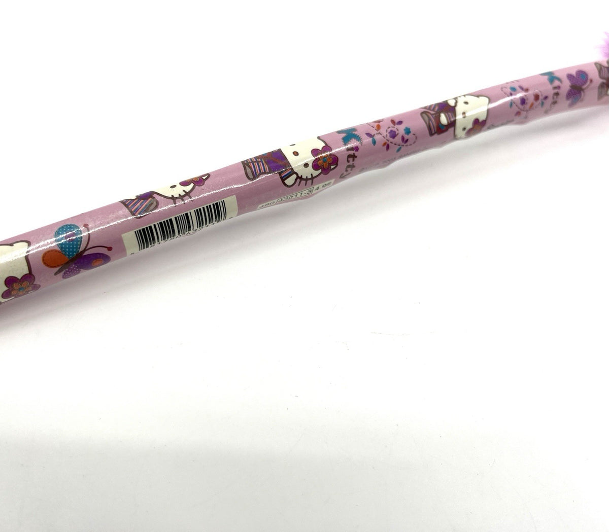 2005 Sanrio Hello Kitty Giant Pencil w/ Plush Top & Feathers – Rare Vintage