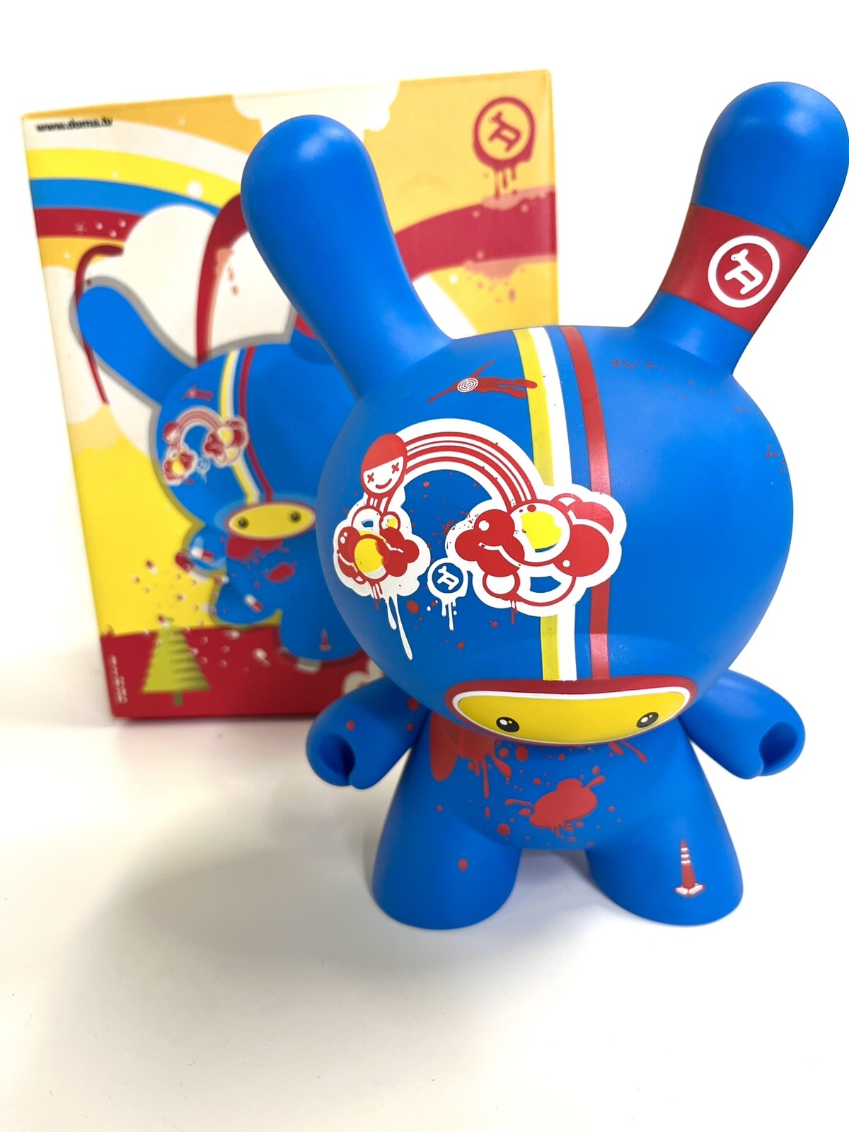 Kidrobot 8" Blue Doma Dunny 2005 Vinyl Figure