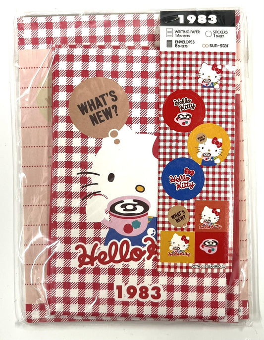 Sanrio original Hello Kitty mini letter set Yr 1983 des /40th Anniv Special