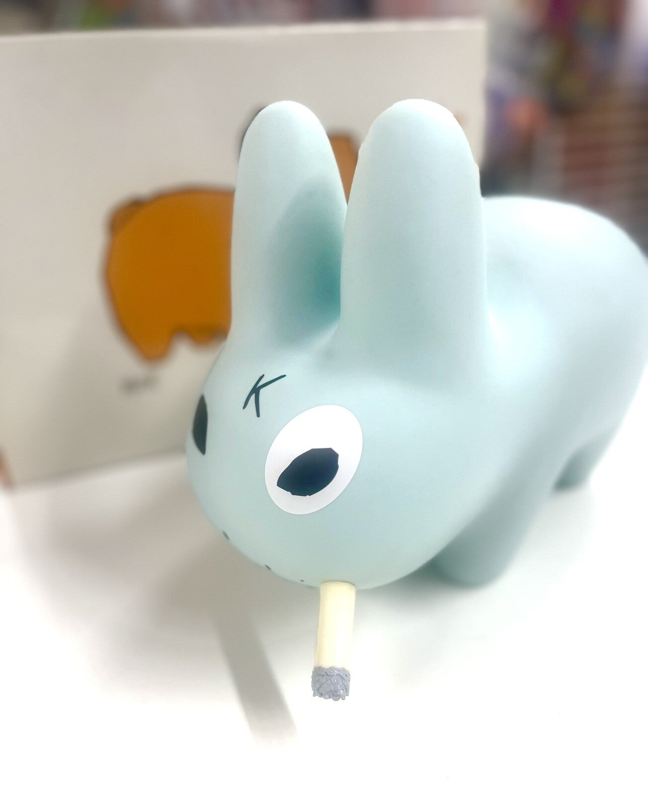 Frank Kozik SIGNED 2005 Kidrobot 10" Powder Blue Labbit LE500. AUTOGRAPHED NIB