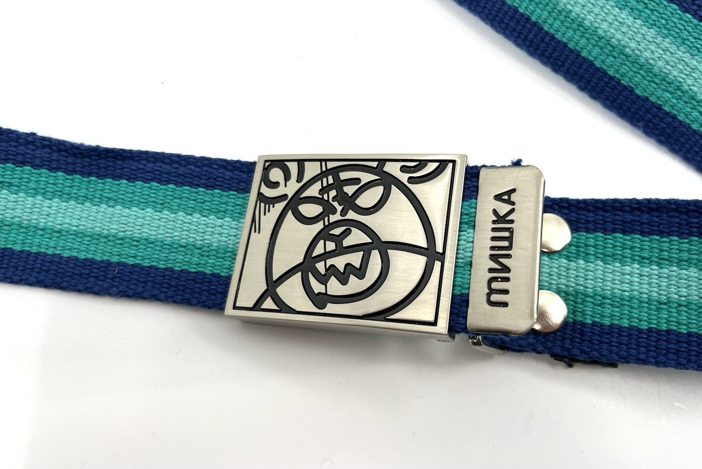 MISHKA MNWKA HEATSEEKER CANVAS BELT 44" GRAY "NWT"
