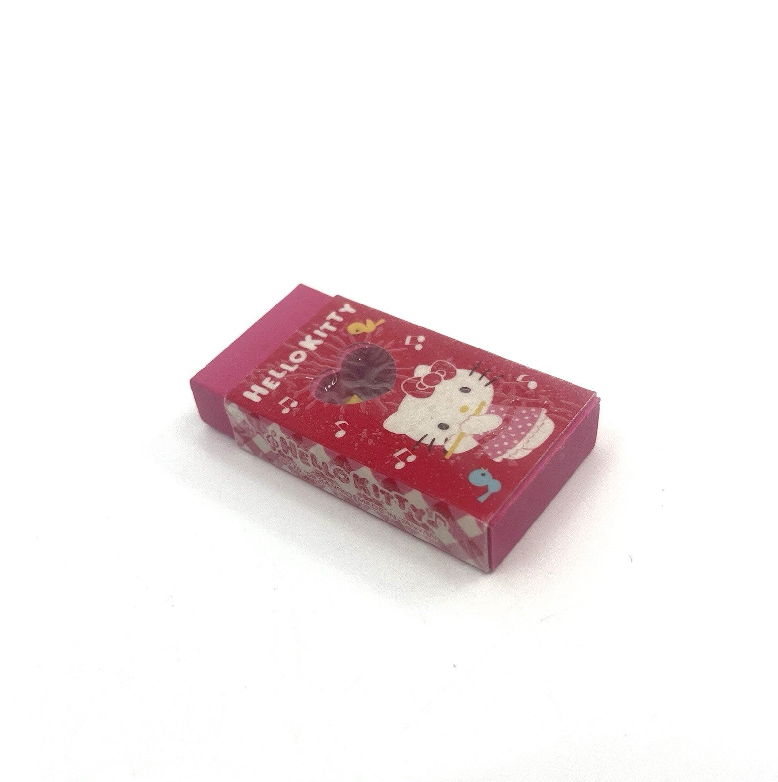 Vintage 2009 Sanrio Hello Kitty Eraser w/ Mini Shapes - HTF Made in Taiwan