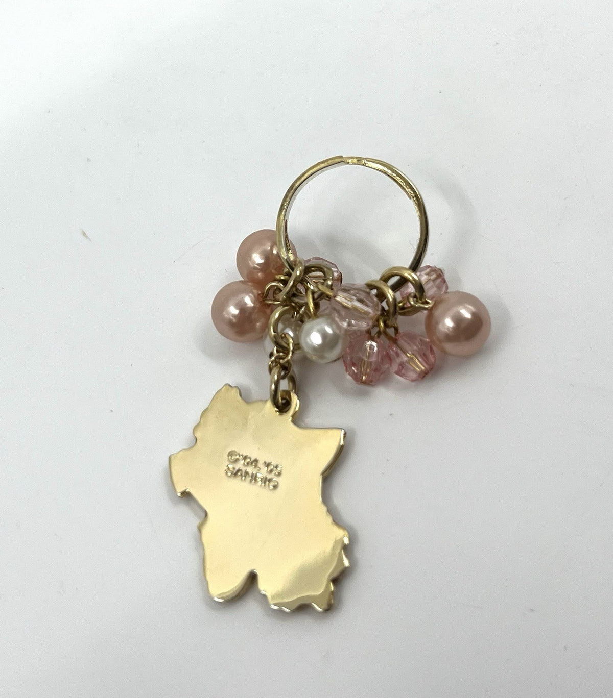 Sanrio Charmmy Kitty Keychain 2005 w/ Box Rare Vintage Hello Kitty Jewelry Beads