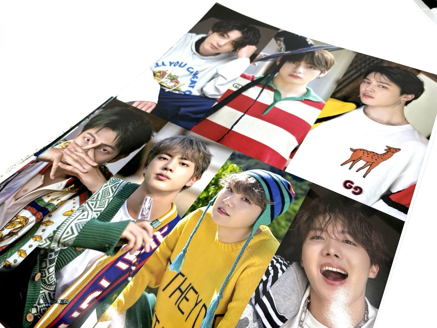 BTS Poster Set 12 Poster And One Sticker Sheet. 16.5in X 12in K-pop Color Poster