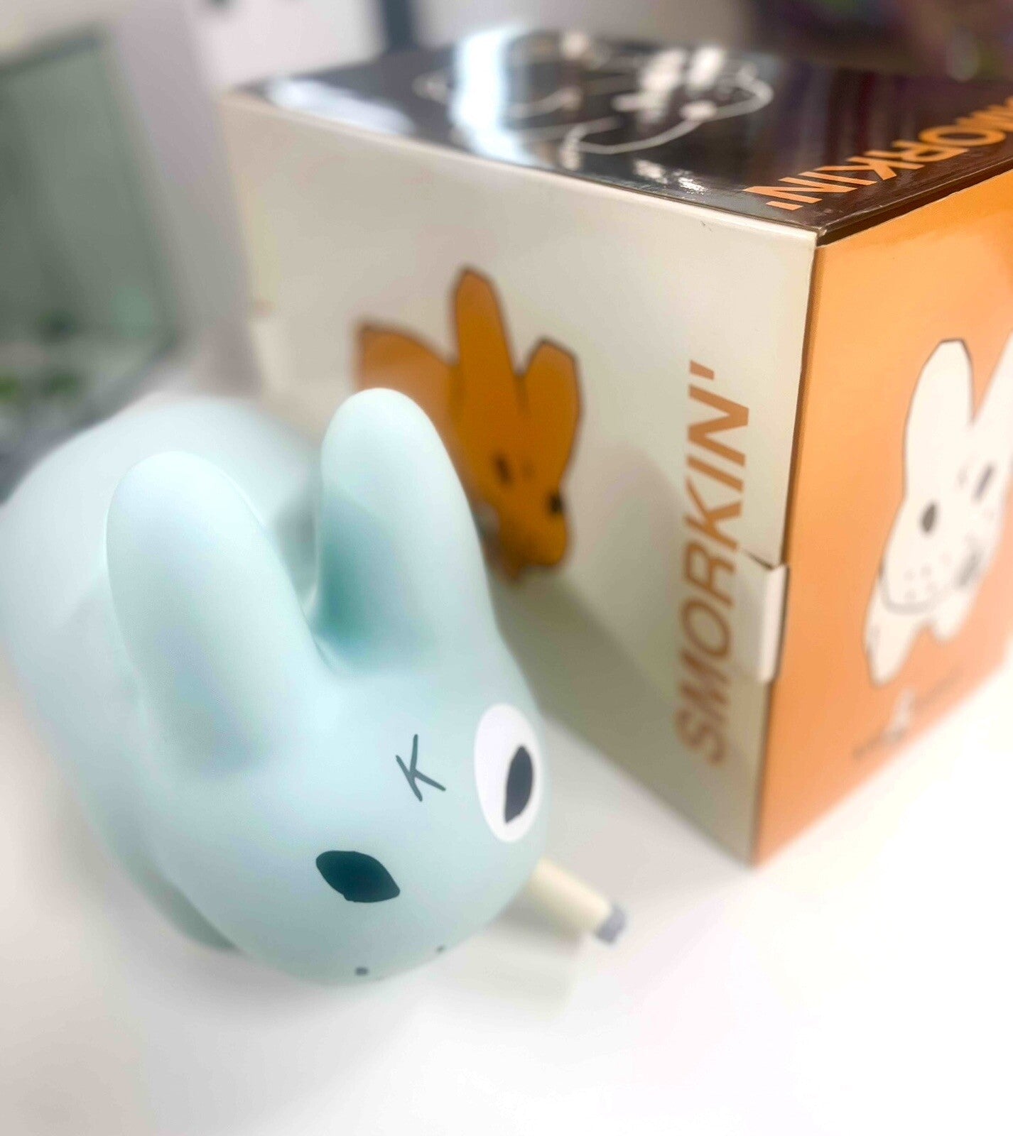 Frank Kozik SIGNED 2005 Kidrobot 10" Powder Blue Labbit LE500. AUTOGRAPHED NIB