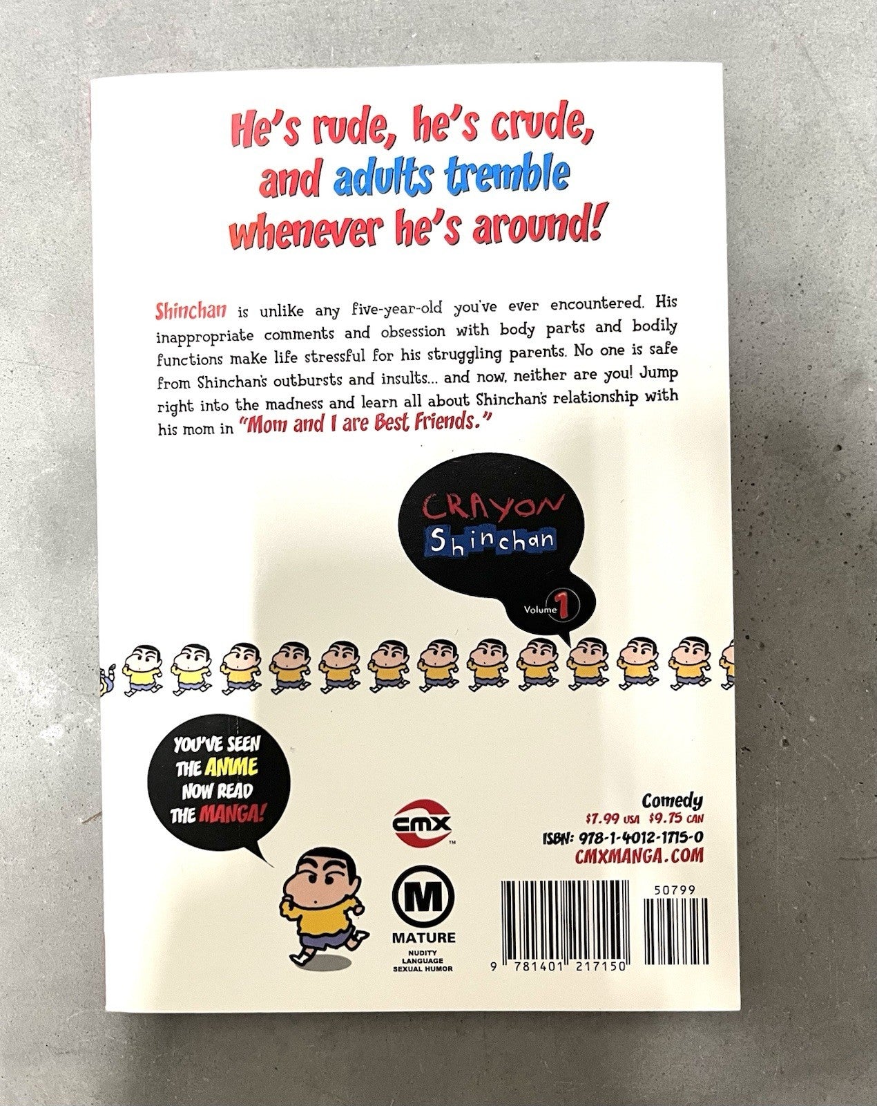 Crayon Shin Chan Shinchan Volume 1   CMX (Manga Comedy)