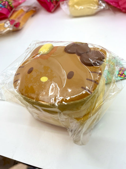 SANRIO HelloKitty Pancake Squish Dangler  NEW 4in X 4in X 3in