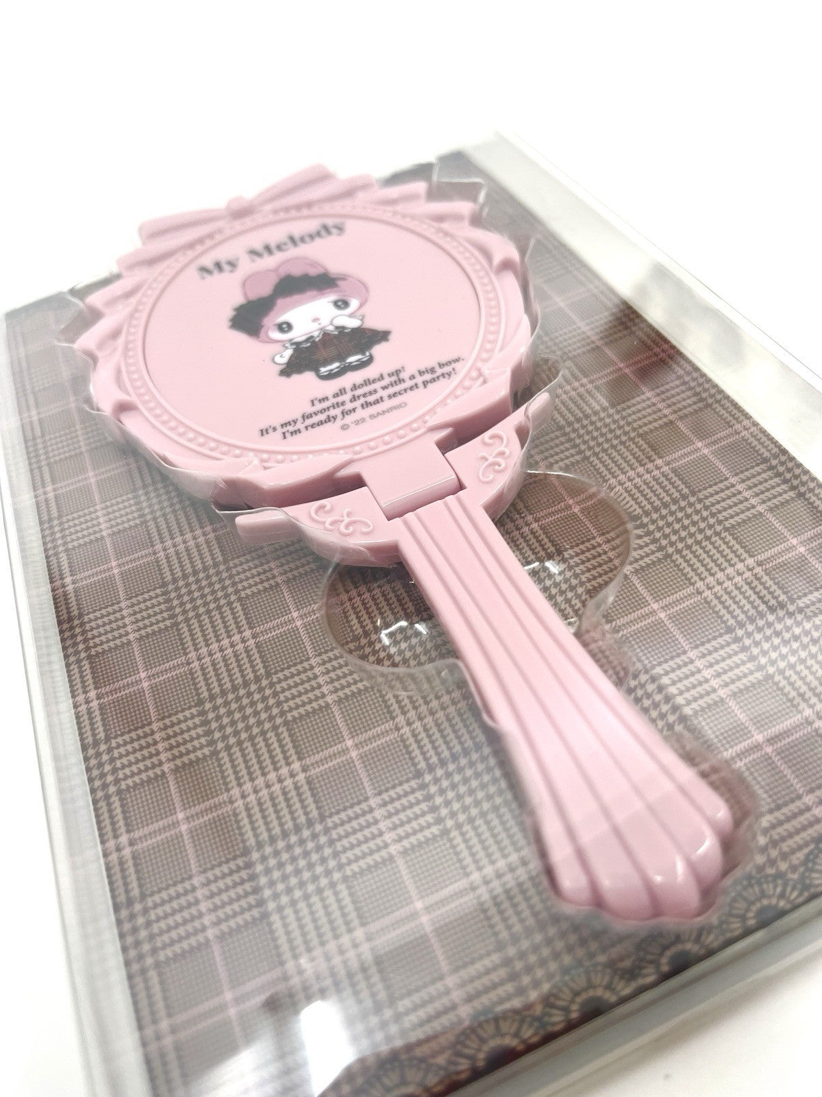 Sanrio My Melody die cut mirror Hand Mirror NEW midnight secret
