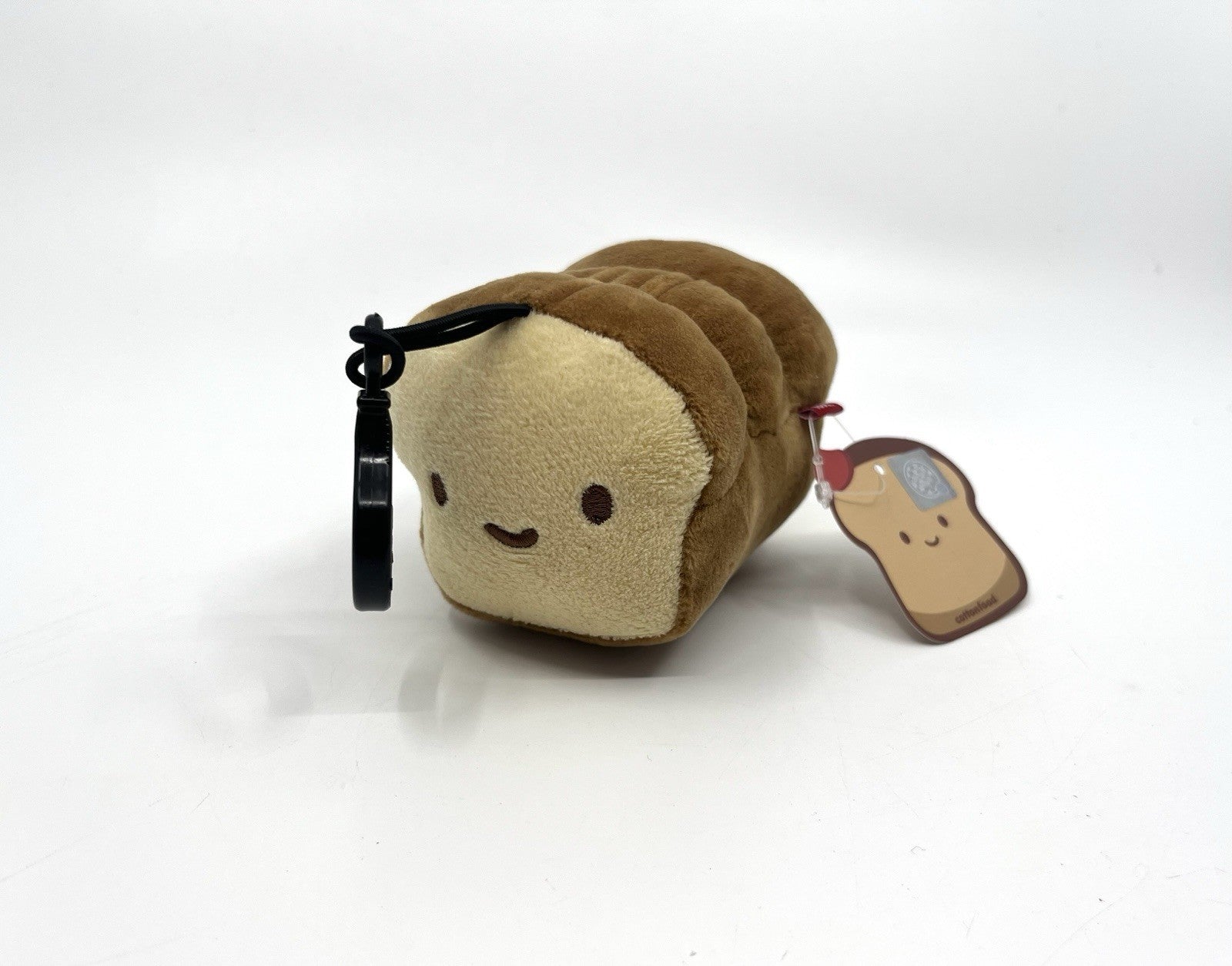 Loaf of bread SMALL Backpack Dangler Plush charm. Super Soft. 3” X 3” X 6”